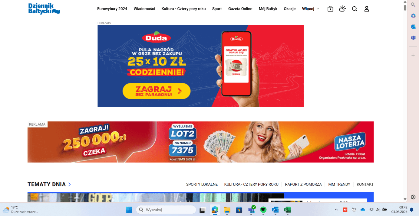 Duda kamper dziennik bałtycki